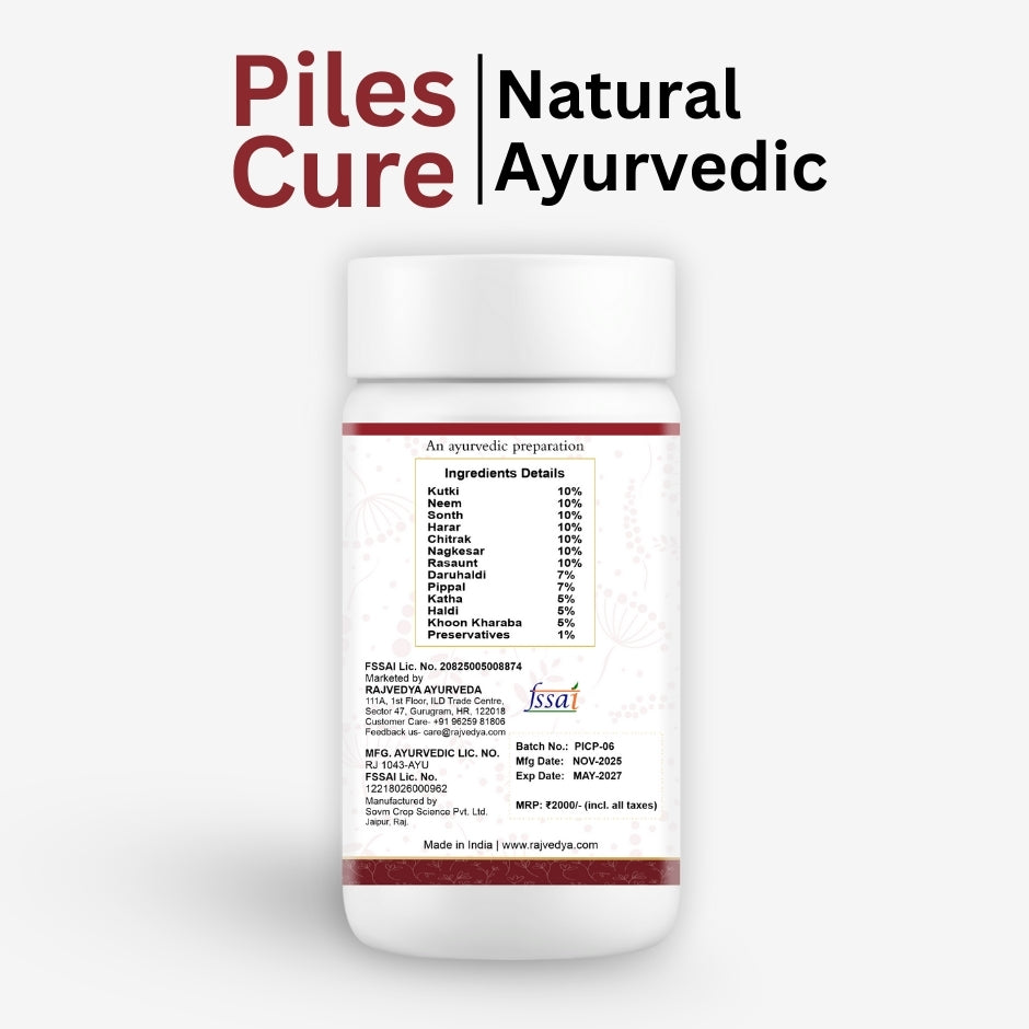 Piles Cure Natural Ayurvedic